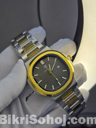 Luxury Two-Tone Wrist Watch